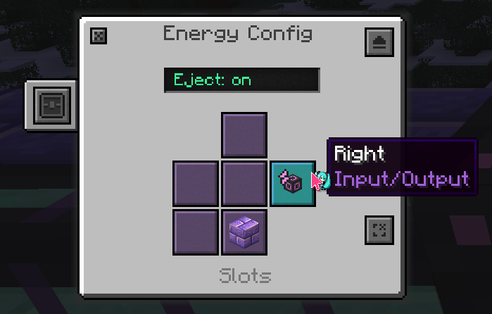 Energy cube configuration